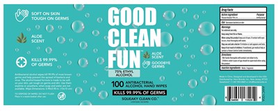 100 Cloth Label (100 Cloth Pail Aloe)